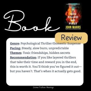 Book Review You Killed Me First